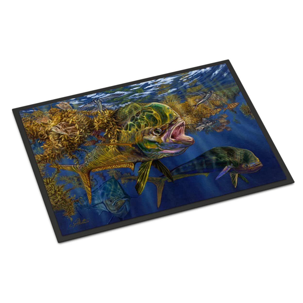 Seaweed Salad Mahi Indoor or Outdoor Mat 24x36