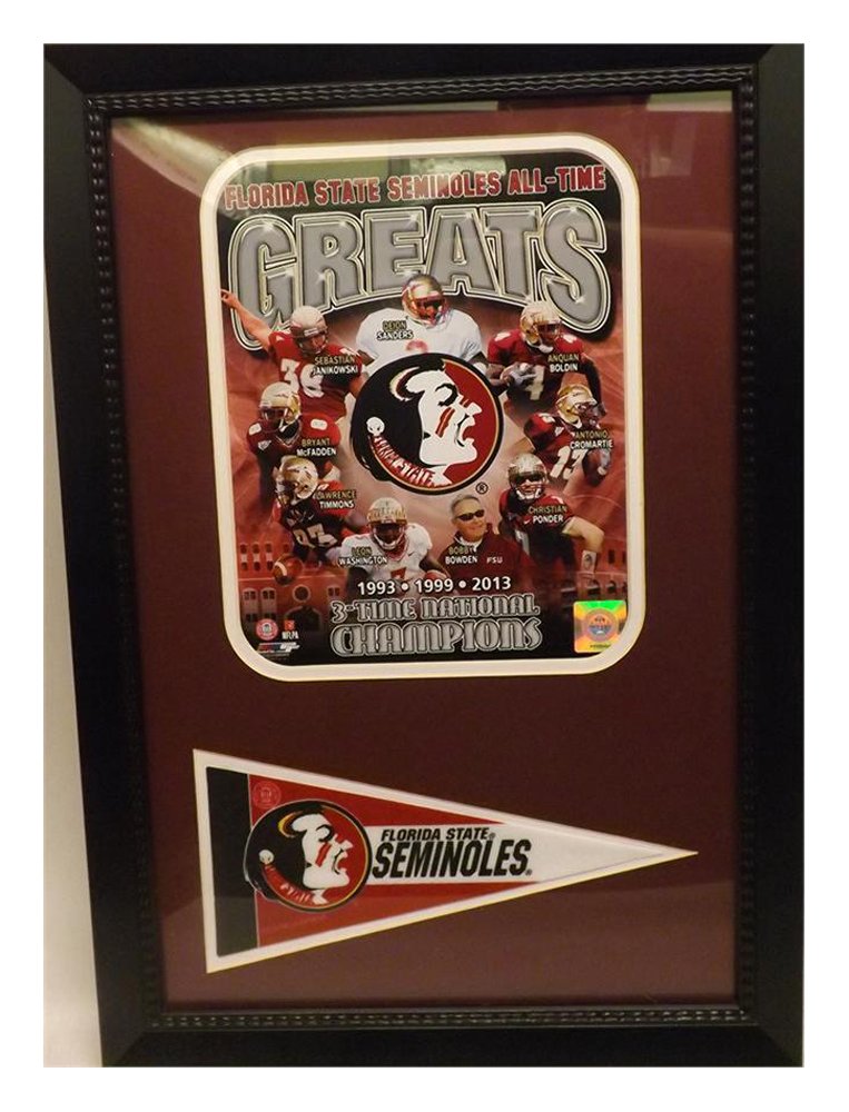 12x18 Pennant Frame - Florida State Greats