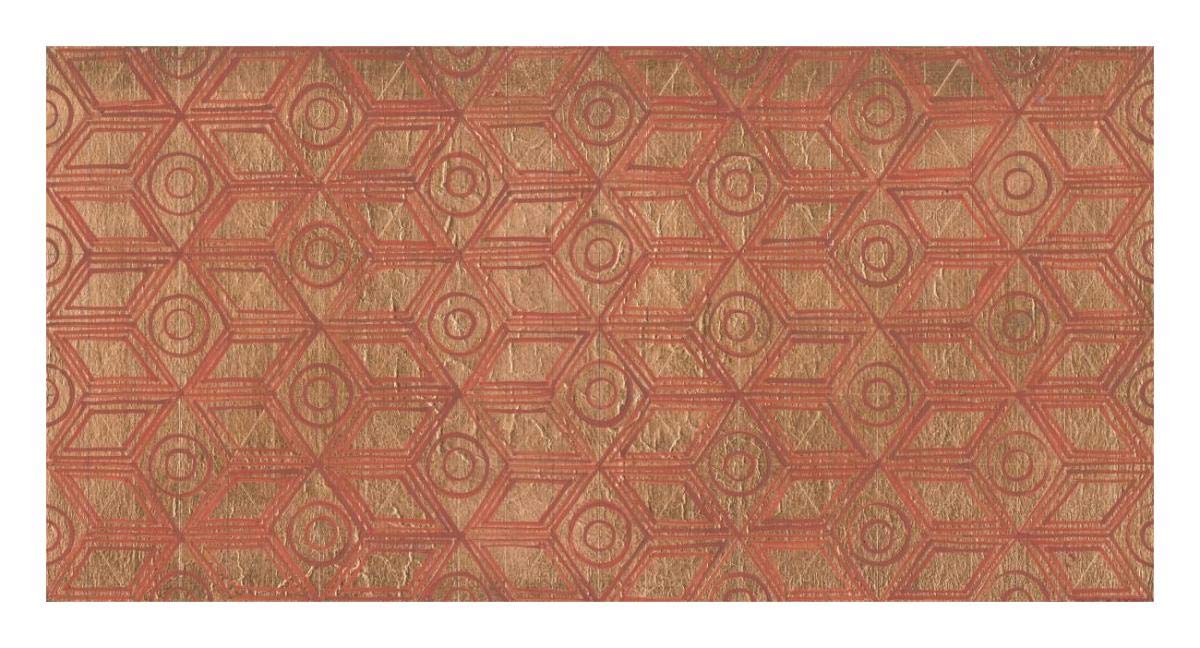 Copper Pattern I -Paper Art-26x14”