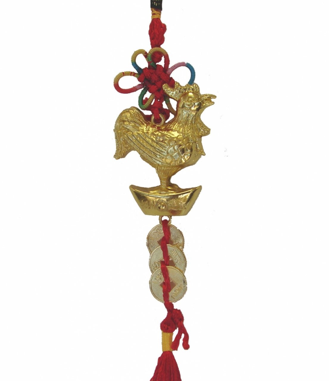 Shinning Gold Rooster Charm