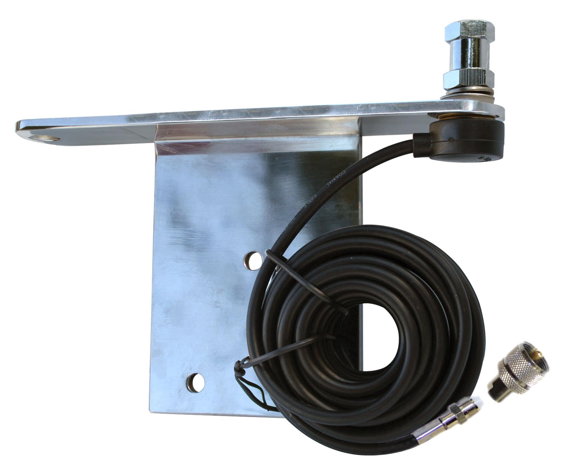 ACCESSORIES UNLIMITED - 1998-2006 UNIVERSAL JEEP TAIL LIGHT DUAL ANTENNA KIT WITH 18 COAXIAL CABLE & QUICK ON PL259 CONNECTOR
