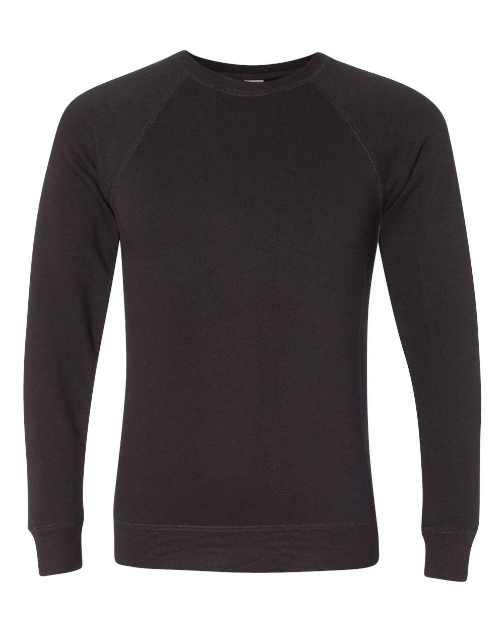 Independent Trading Co. Unisex Special Blend Raglan Sweatshirt - Black, M