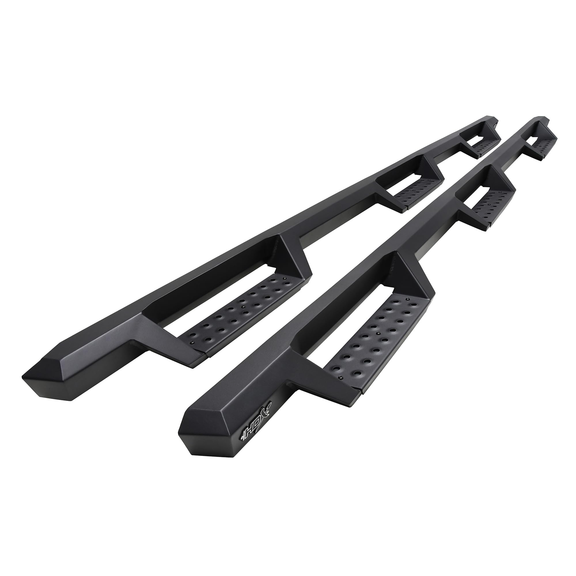 Westin 56-534345 HDX Drop Wheel to Wheel Nerf Step Bars fits 2019-2023 Ram 2500 3500 Crew Cab (8 Bed, Excl. Dually) Textured Black 1 Pair