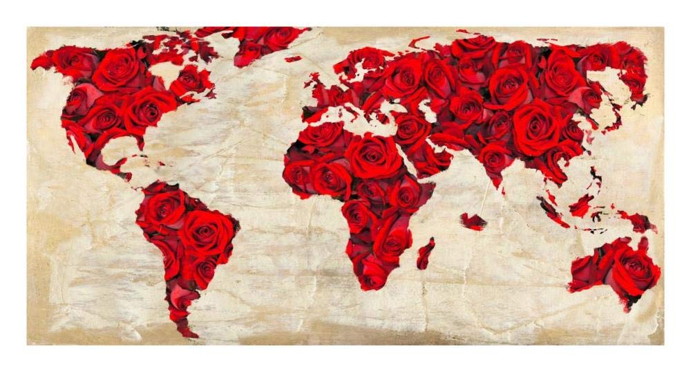 A World for Lovers-Paper Art-26x14”