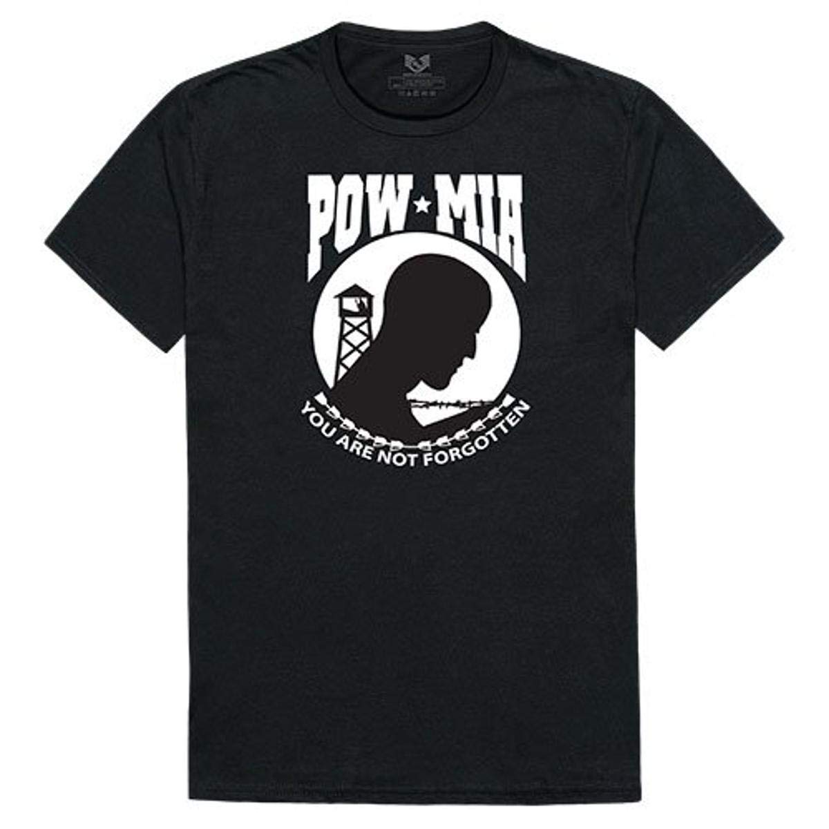 Relaxed Graphic Ts, POW*MIA, Black, XL
