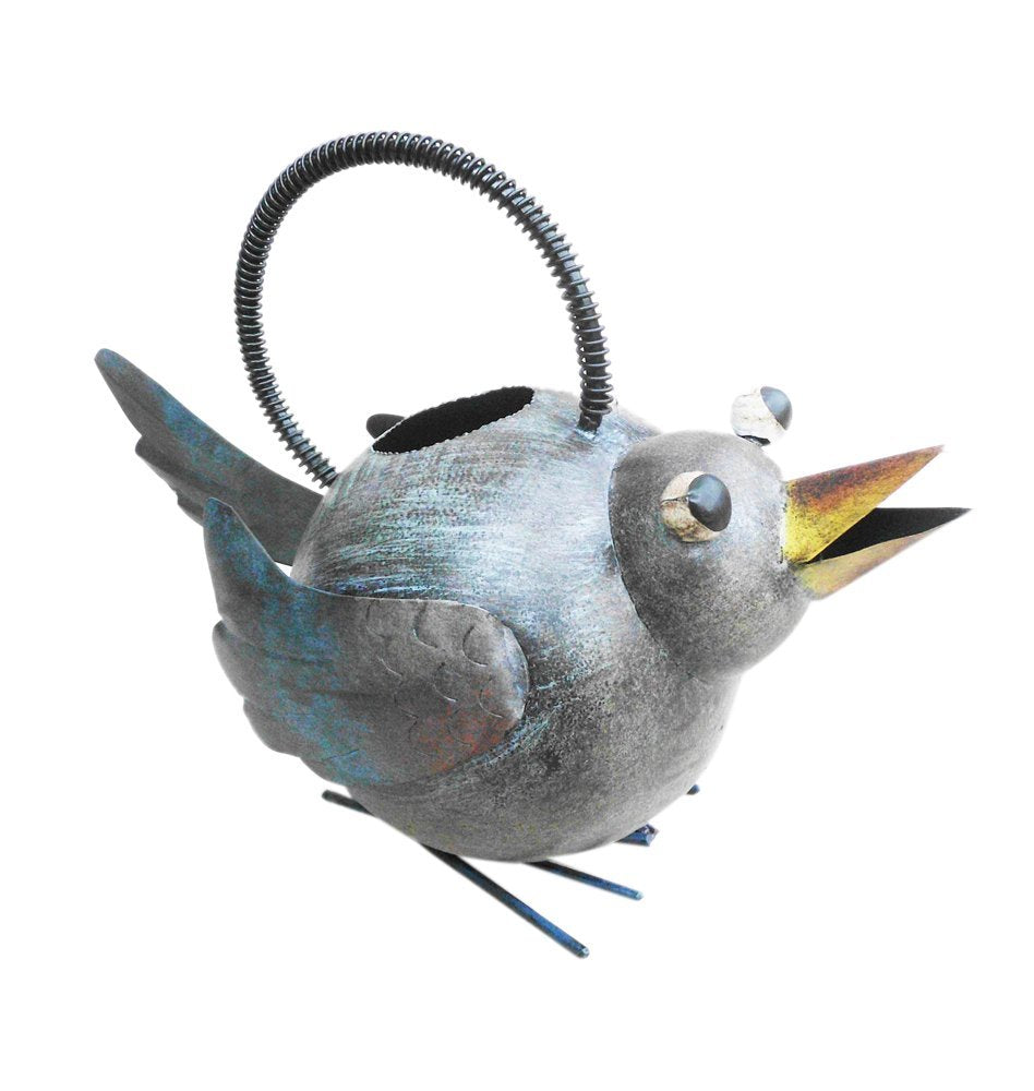 D-ART COLLECTION, INC Iron Bird Watering Can