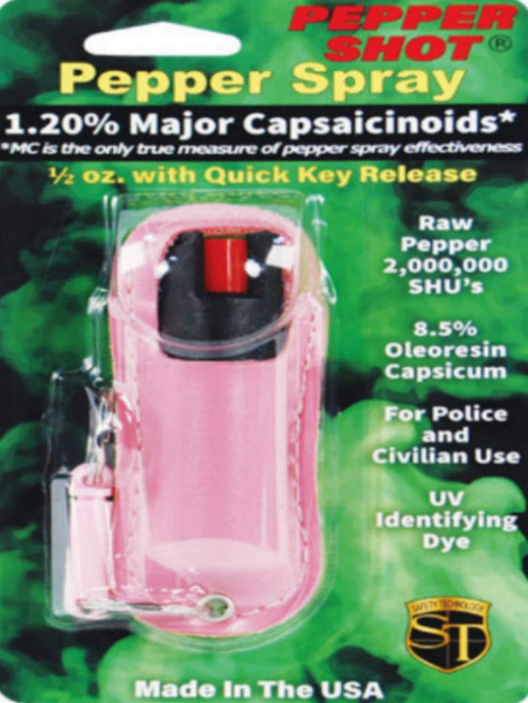 Pepper Shot 1.2% MC 1/2 oz Halo Holster Pink