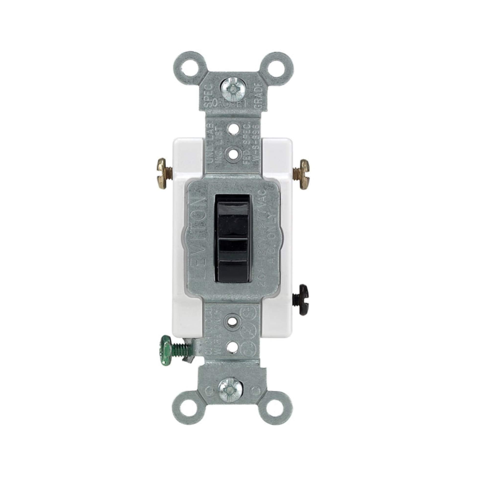 Leviton Quiet Switch 3 Way 20 Amp Brown Csa Boxed