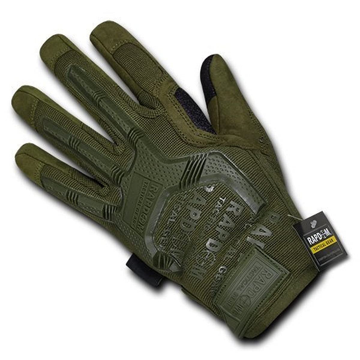 Impact Protection Gloves, Olive Drab, XL