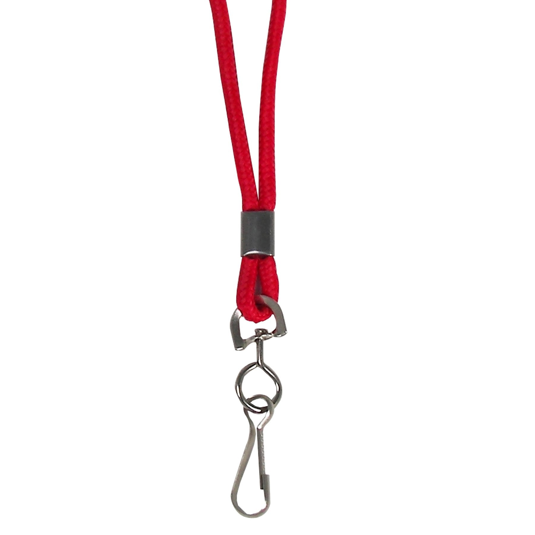 Standard Lanyard, Swivel Hook, Red (Set of 24)