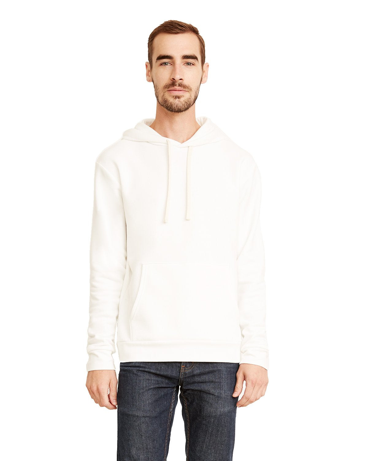 Next Level Unisex Pullover Hoodie - White, L