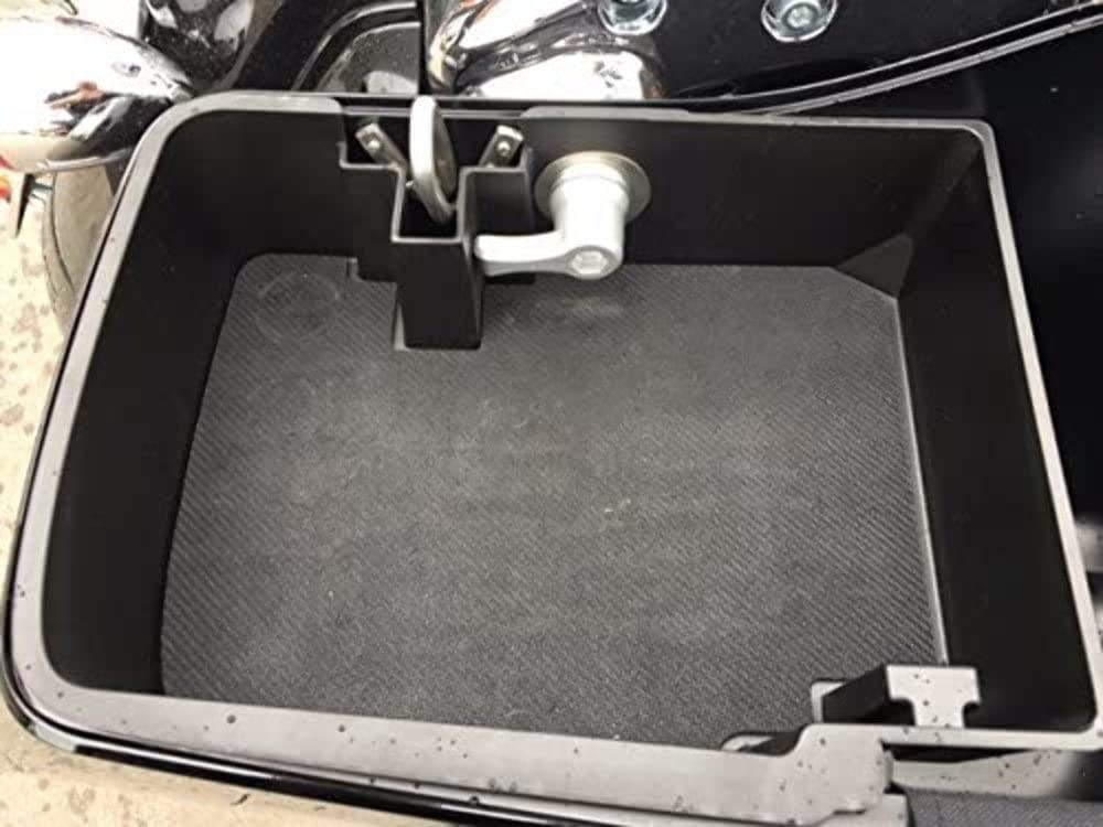 Top Shelf Custom Injection Molded ABS Saddlebag Organizer Tray, 2014 - Current H-D ABS Hard Bags, LFT