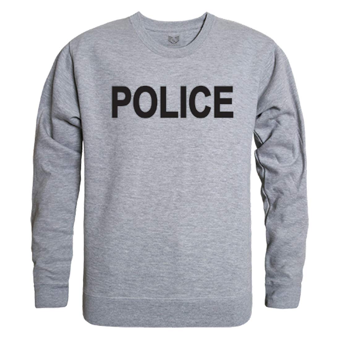 Graphic Crewneck, Police, H.Grey, M