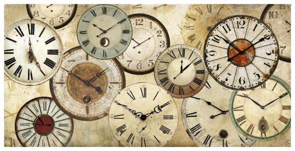 Timepieces-Paper Art-74x38”