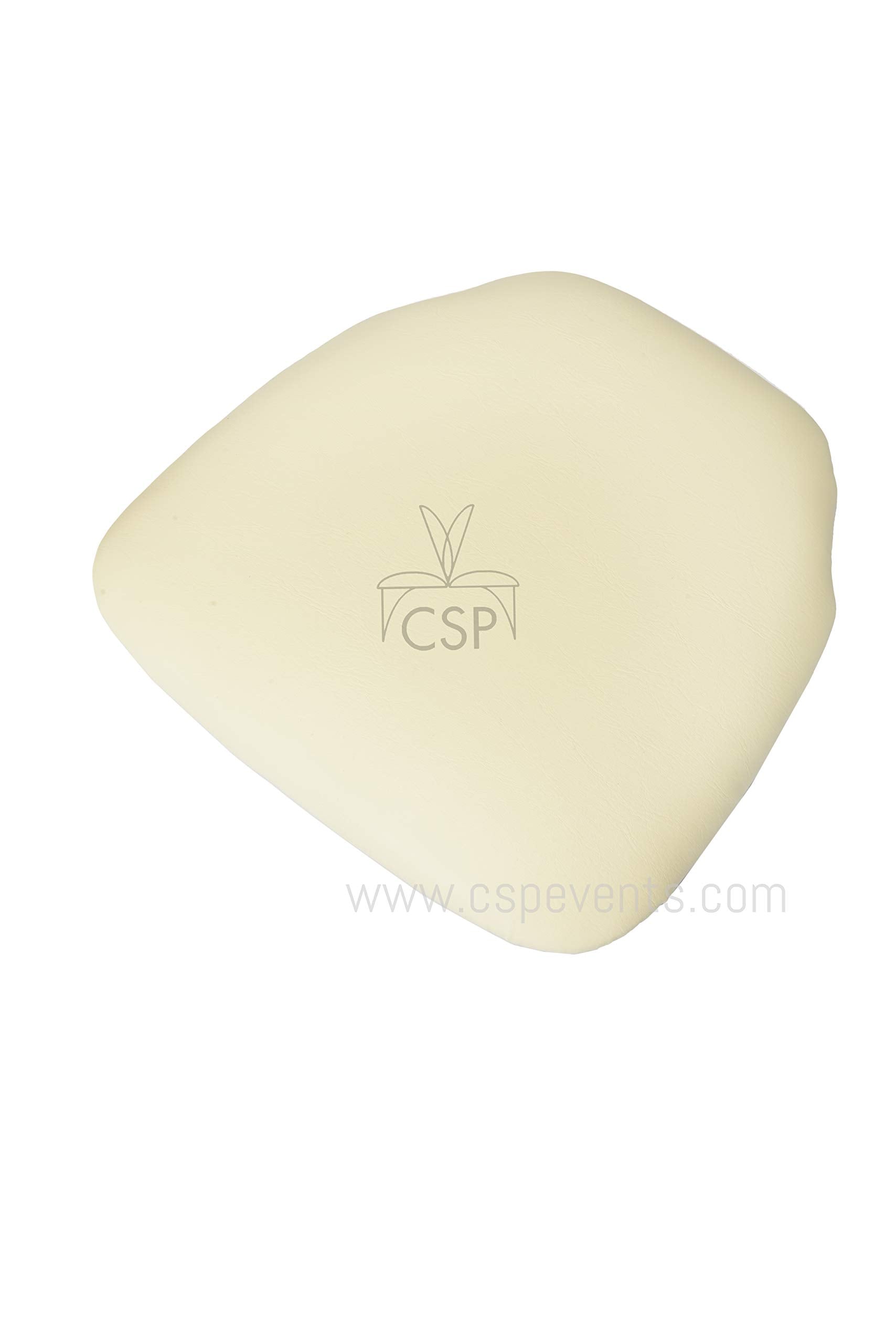 Commerical Seating Products Ivory Vinyl Cushions Chairs