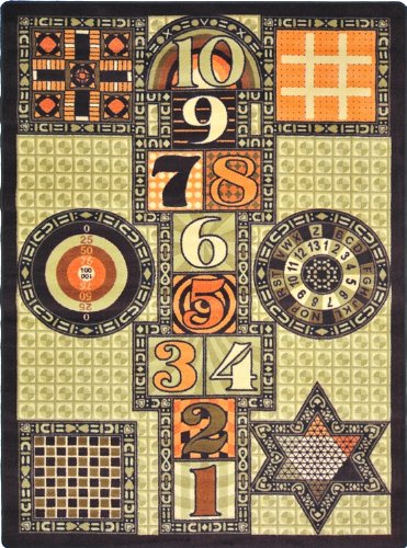 Games Galore 78 x 109??area rug in color Autumn
