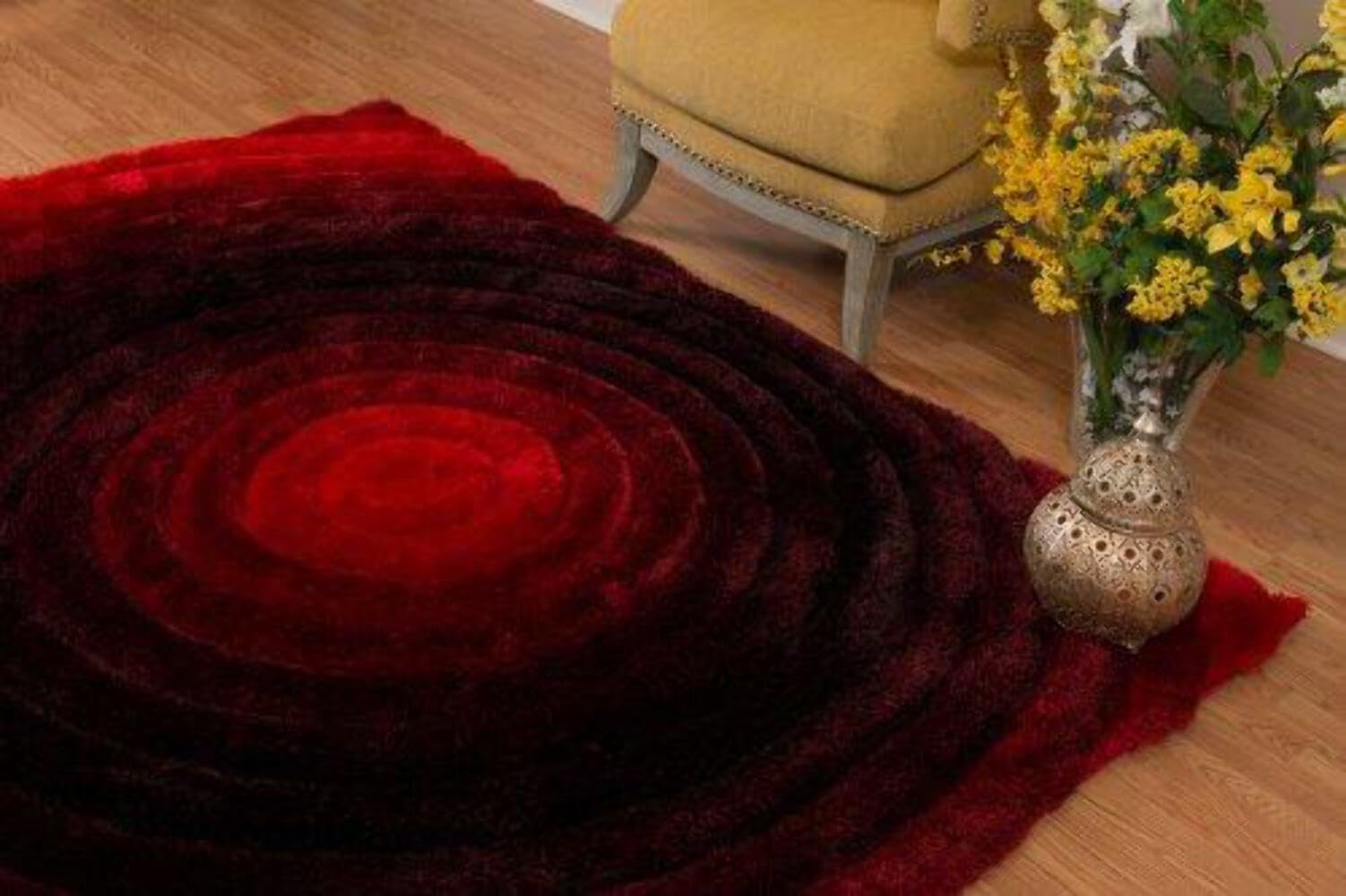 United Weavers Finesse Cyclic Burnt Red Accent Rug  110 X 3
