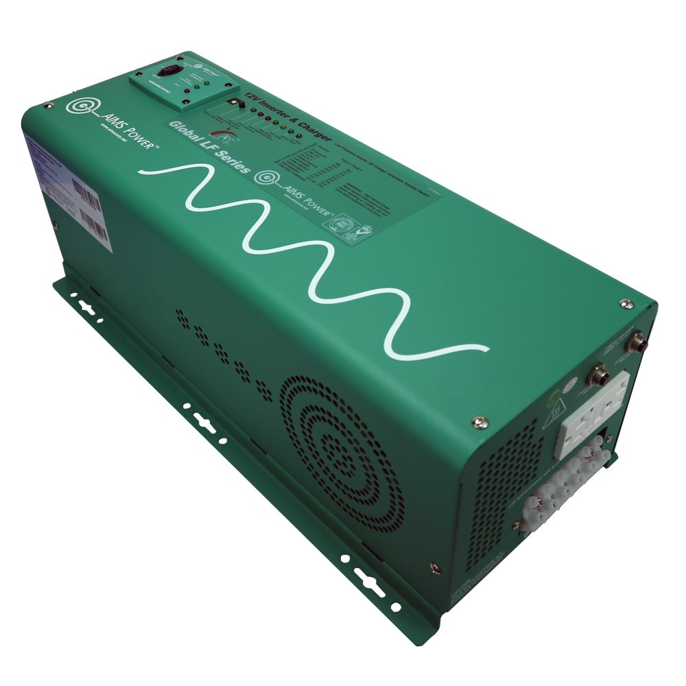 2500 WATT PURE SINE INVERTER CHARGER 12 VDC to 120 VAC