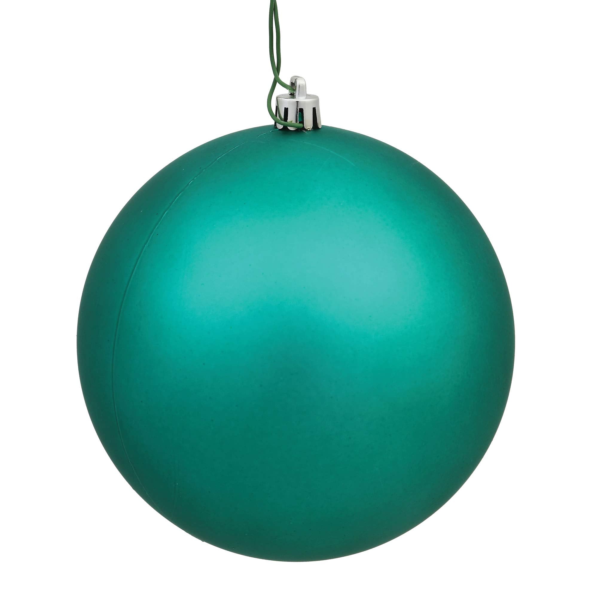 Casafoyer  4” Teal Matte Ball UV Drilled 6/Bg - N591042DMV - (Pack Of 2)