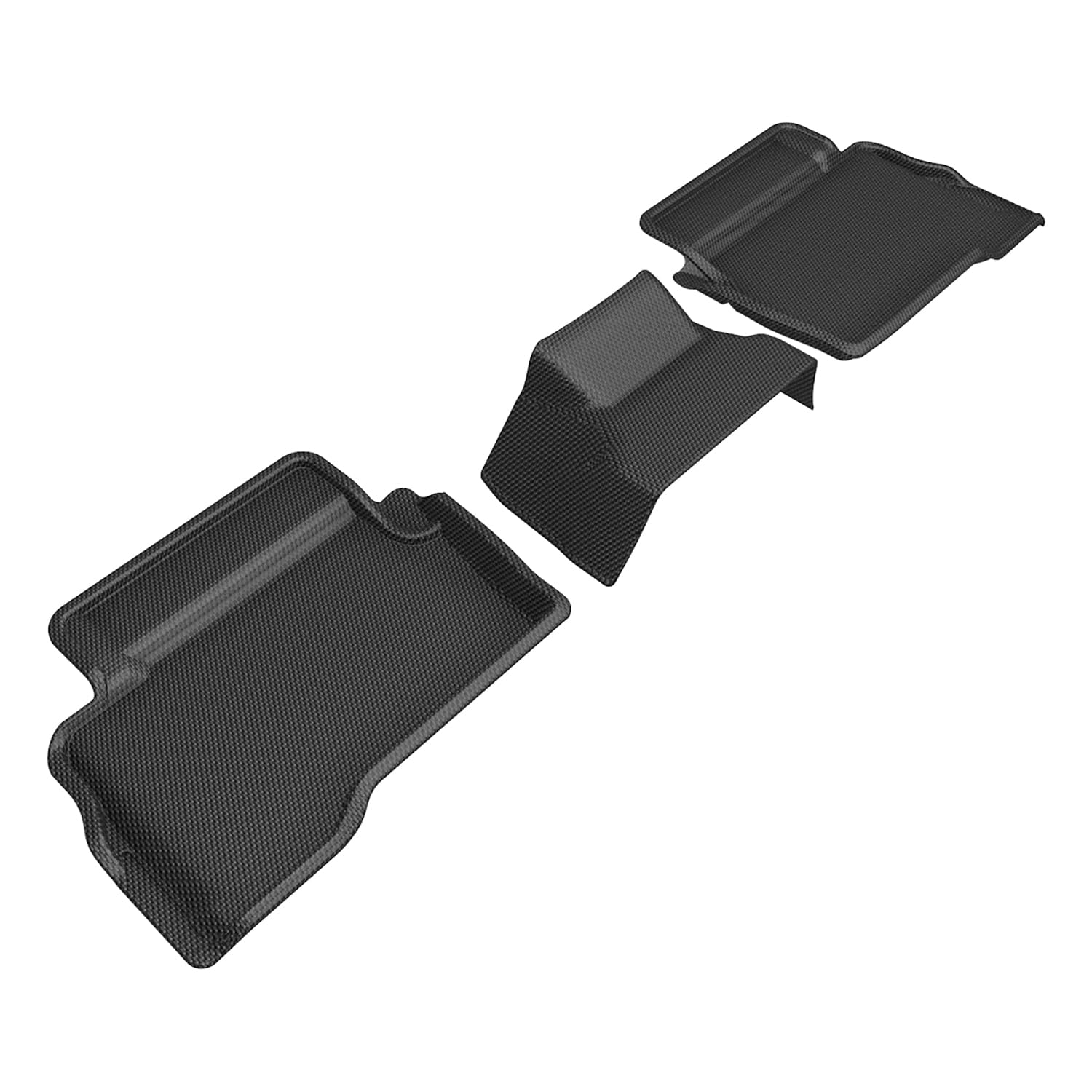 3D MAXpider Compatible with TOYOTA TACOMA HYBRID DOUBLE CAB 2024-2026 KAGU BLACK R2
