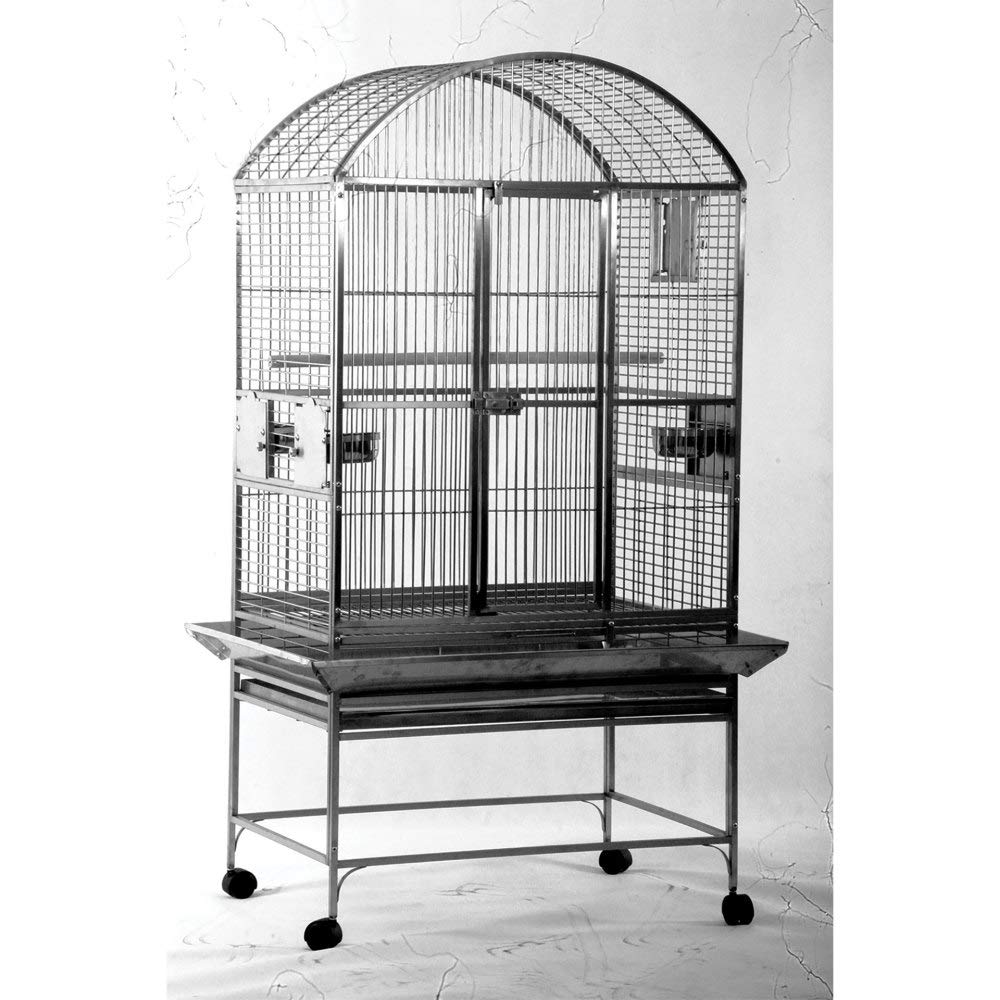 32x23″ Dome Top Cage in Stainless Steel 9A-3223 Stainless Steel