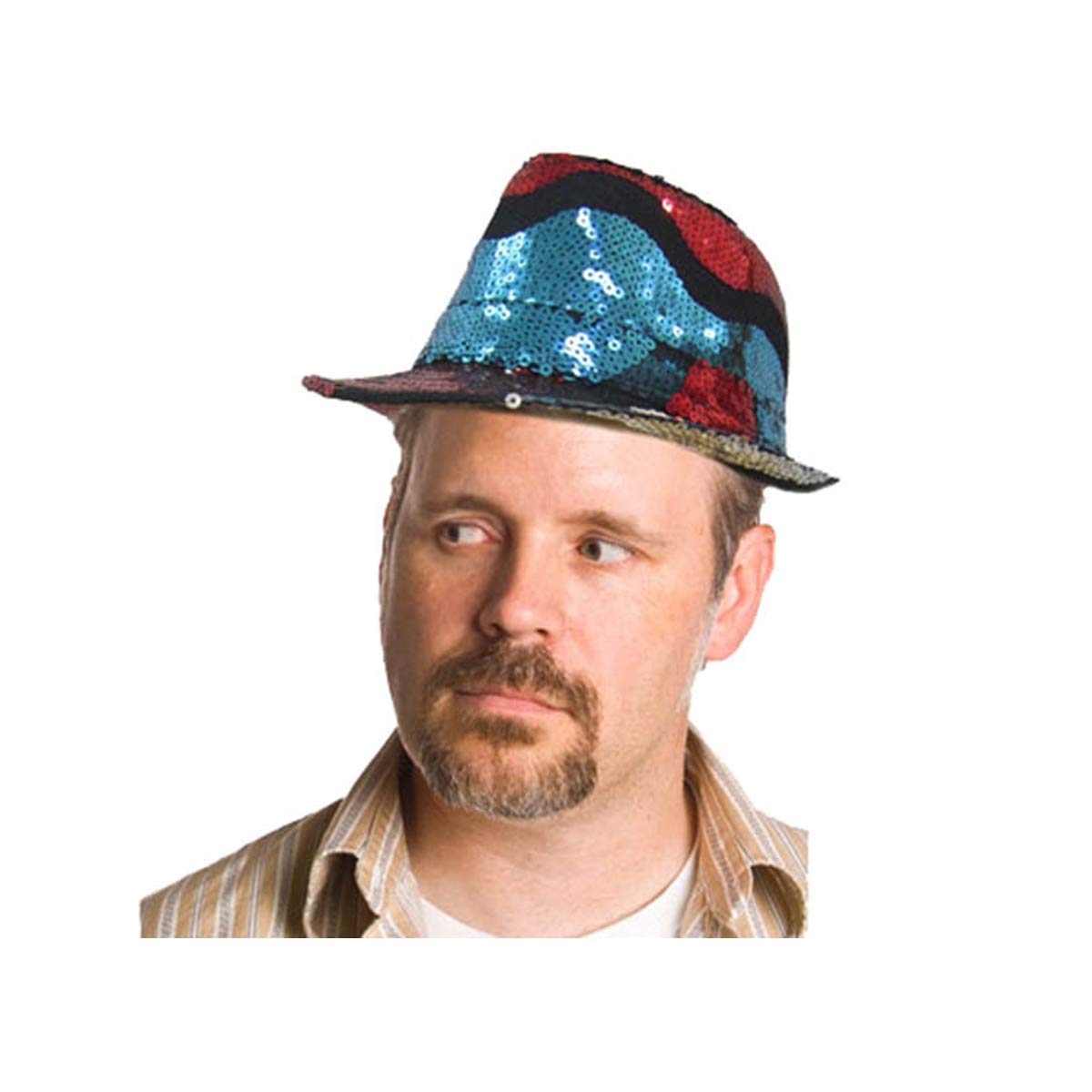 Tri Color Sequin Hat