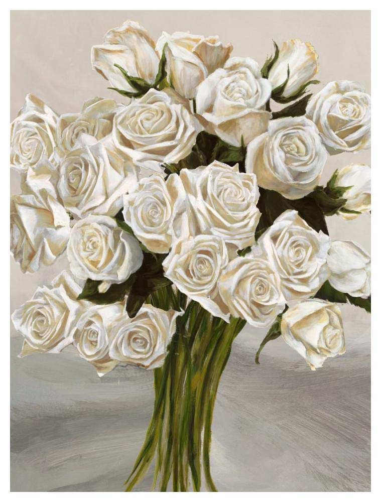 Bouquet Blanc II-Paper Art-38x50”