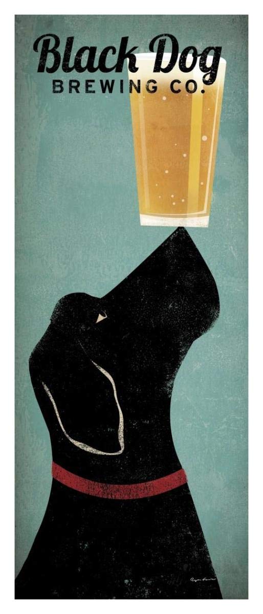 Black Dog Brewing Co Square -Paper Art-18x42”