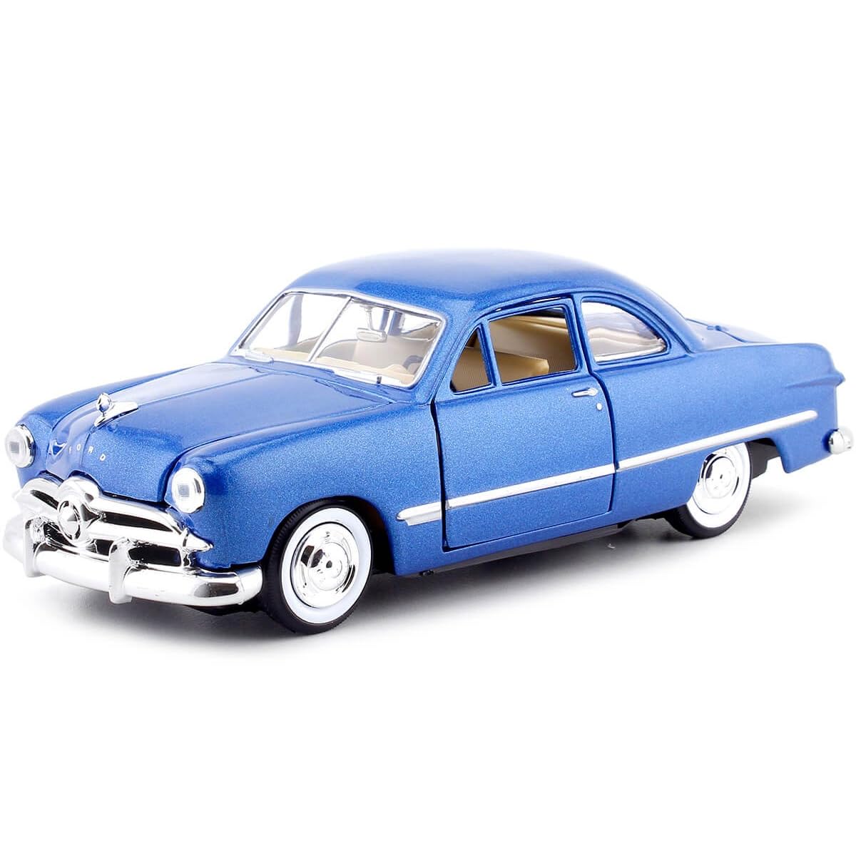 1949 Ford Coupe Blue 1/24 Diecast Model Car by Motormax
