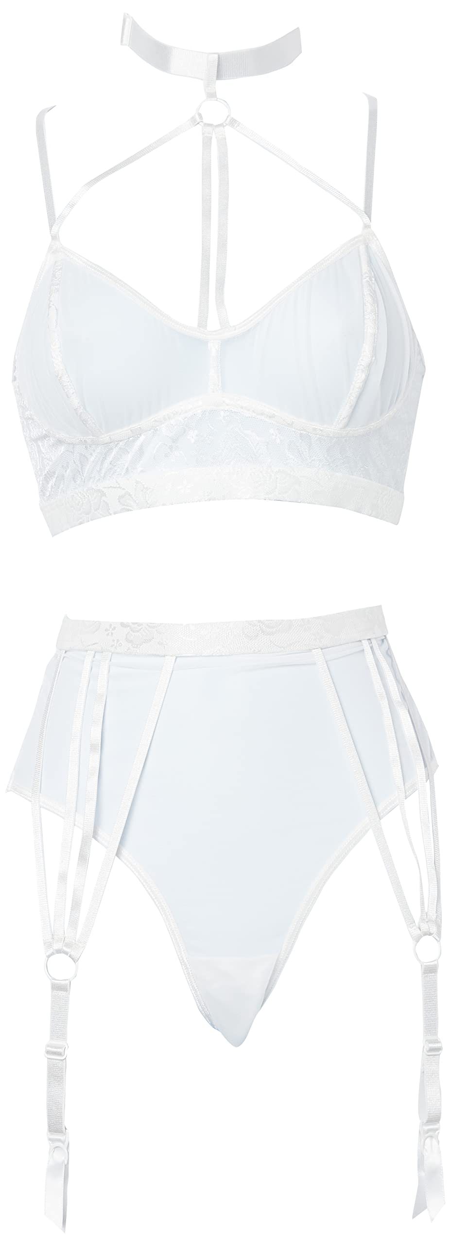 Coquette Bra & Garter Panty Set