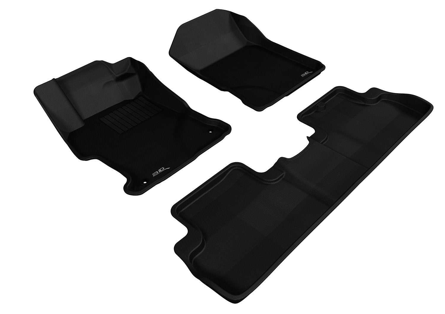 3D MAXpider HONDA CIVIC COUPE 2012-2013 KAGU BLACK R1 R2