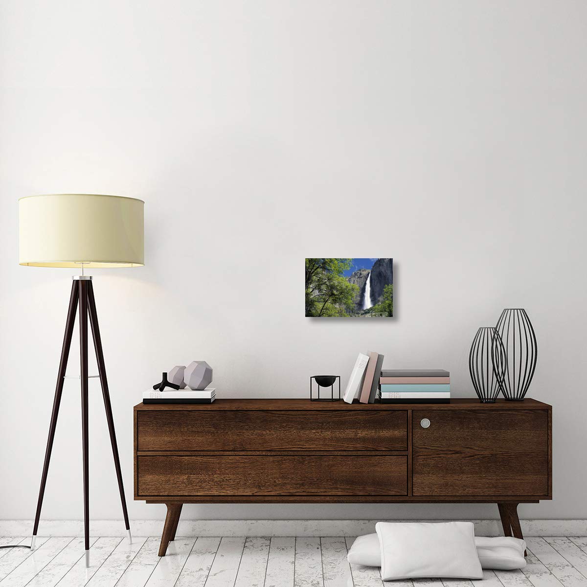 Bridal Veil Falls, Yosemite National Park, California-Canvas Art-18x12”