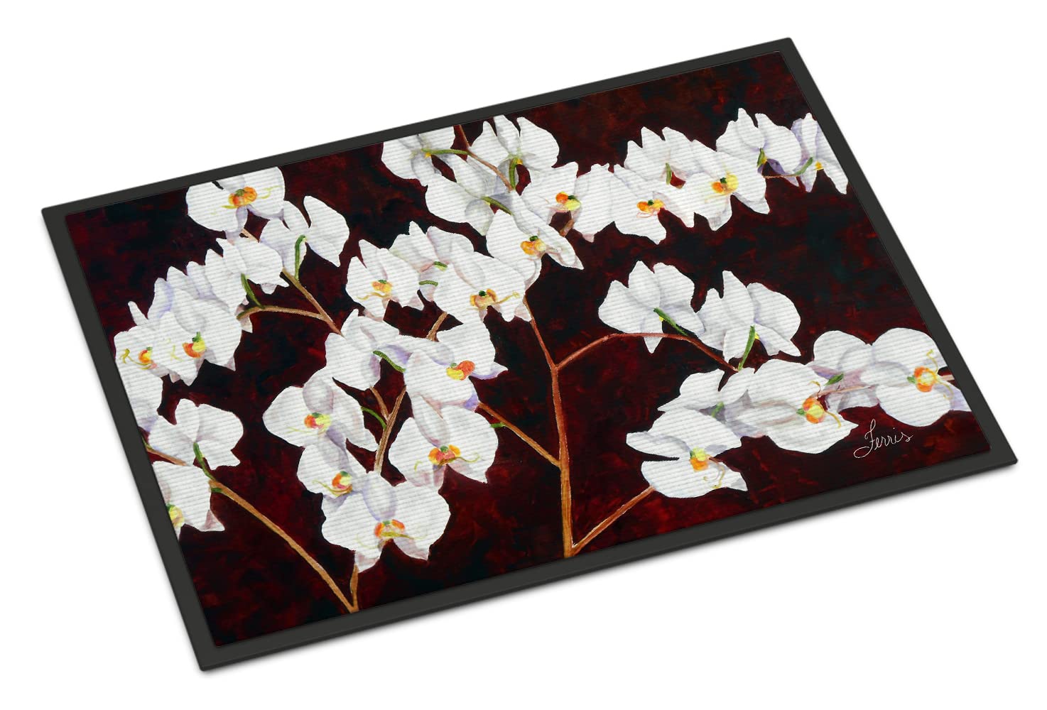 Orchids by Ferris Hotard Indoor or Outdoor Mat 18x27