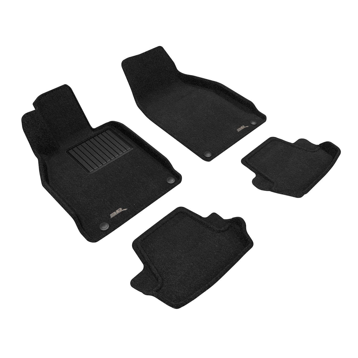 3D MAXpider Compatible with PORSCHE 911 CARRERA 911/CONVERTIBLE/S/4/4S (992) 2020-2024 ELEGANT BLACK R1 R2