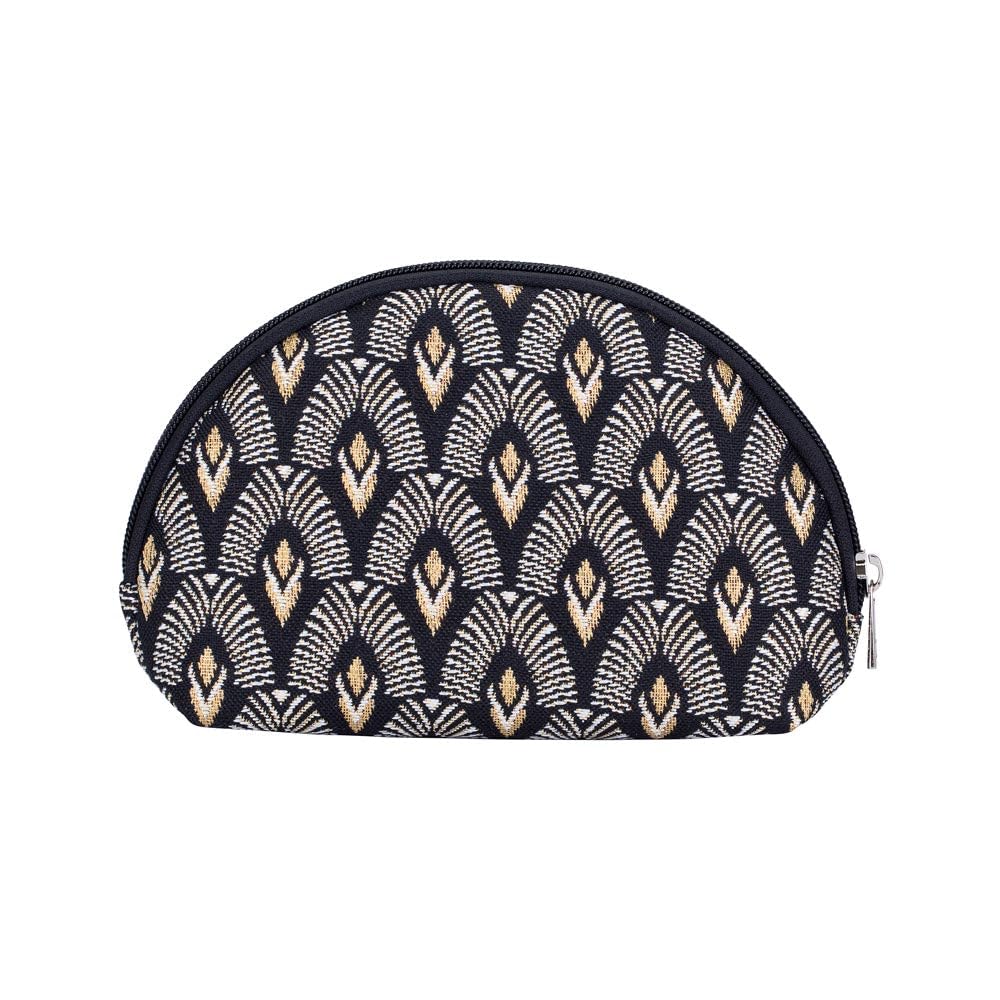 Black And White Luxor Cosmetic Make Up Bag