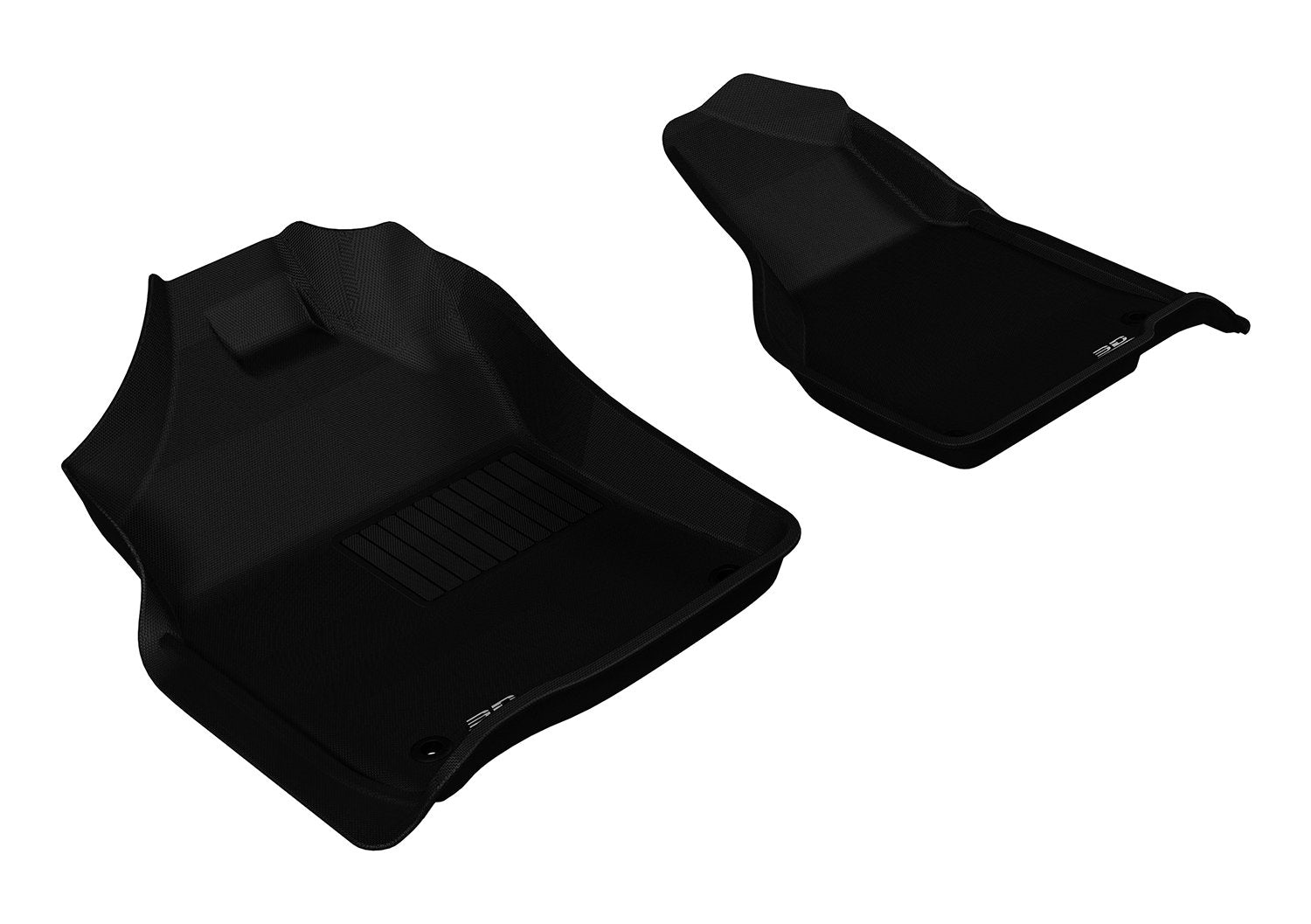 3D MAXpider DODGE RAM 1500 / 2500 / 3500 REGULAR CAB / 1500 QUAD CAB 2012-2018 / RAM 1500 CLASSIC REGULAR CAB / QUAD CAB 2019-2021 KAGU BLACK R1 (2 EYELETS)