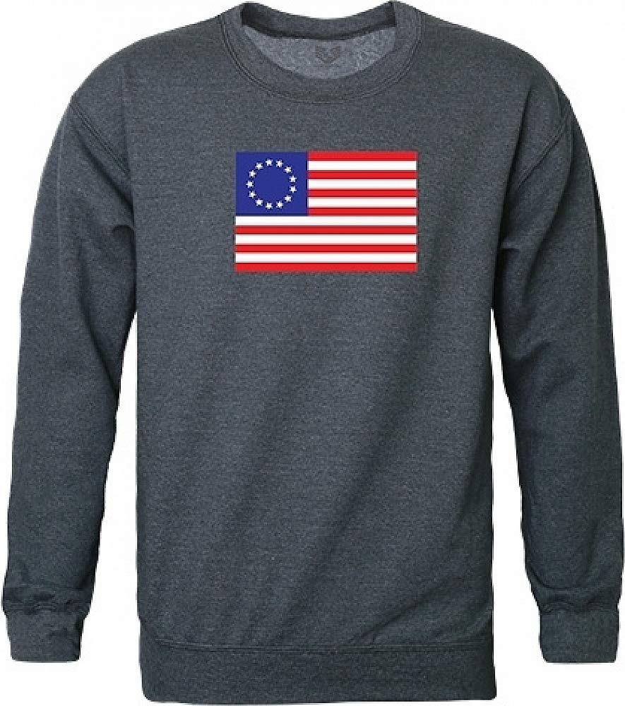 Graphic Crewneck, Betsy Ross 2, HCH, S