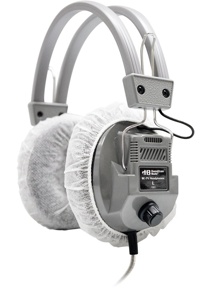 HamiltonBuhl HygenX Sanitary Ear Cushion Covers for Over-Ear Headphones & Headsets - 50 Pair