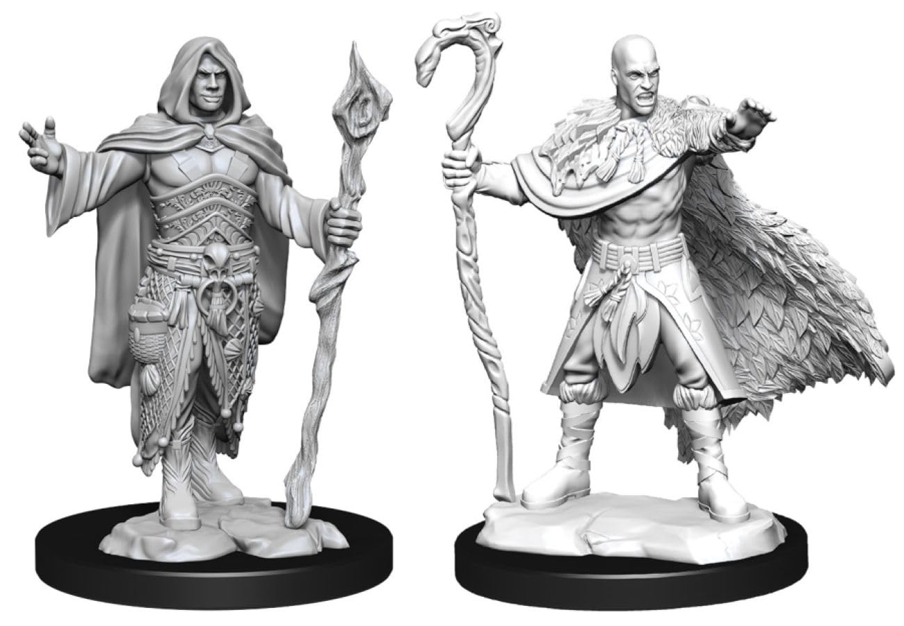 D&D: Nolzurs Marvelous Minis: Human Druid Male Wave 14 (Unpainted)