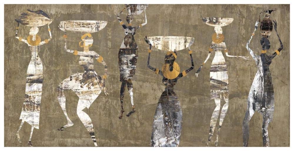 African Dance-Paper Art-74x38”