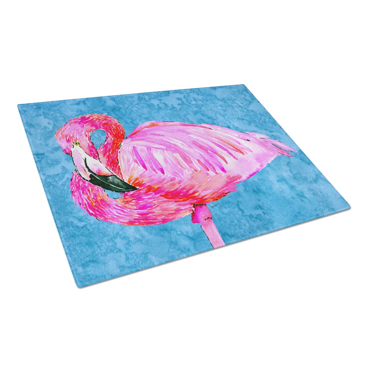 Flamingo Glass Cutting Board Large