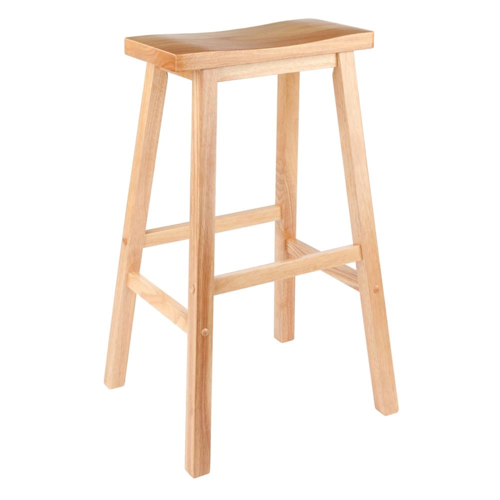 Yardlio Contemporary 29” Wooden Counter Height Stool - Sleek & Chic Seating