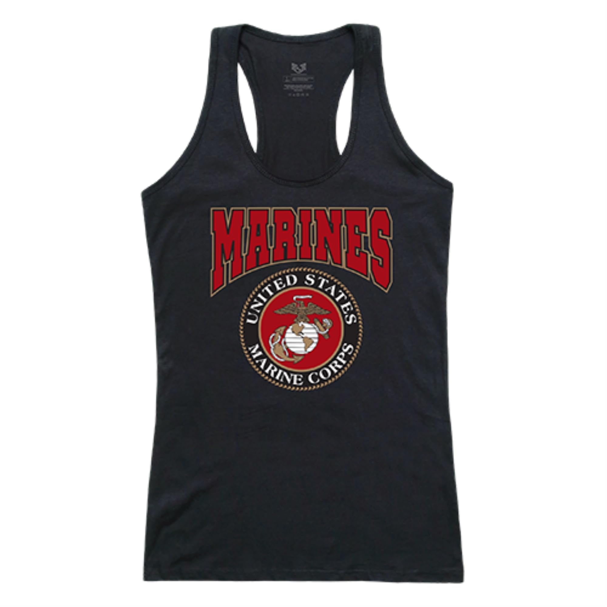Graphic Tank, Marines, Black, XL