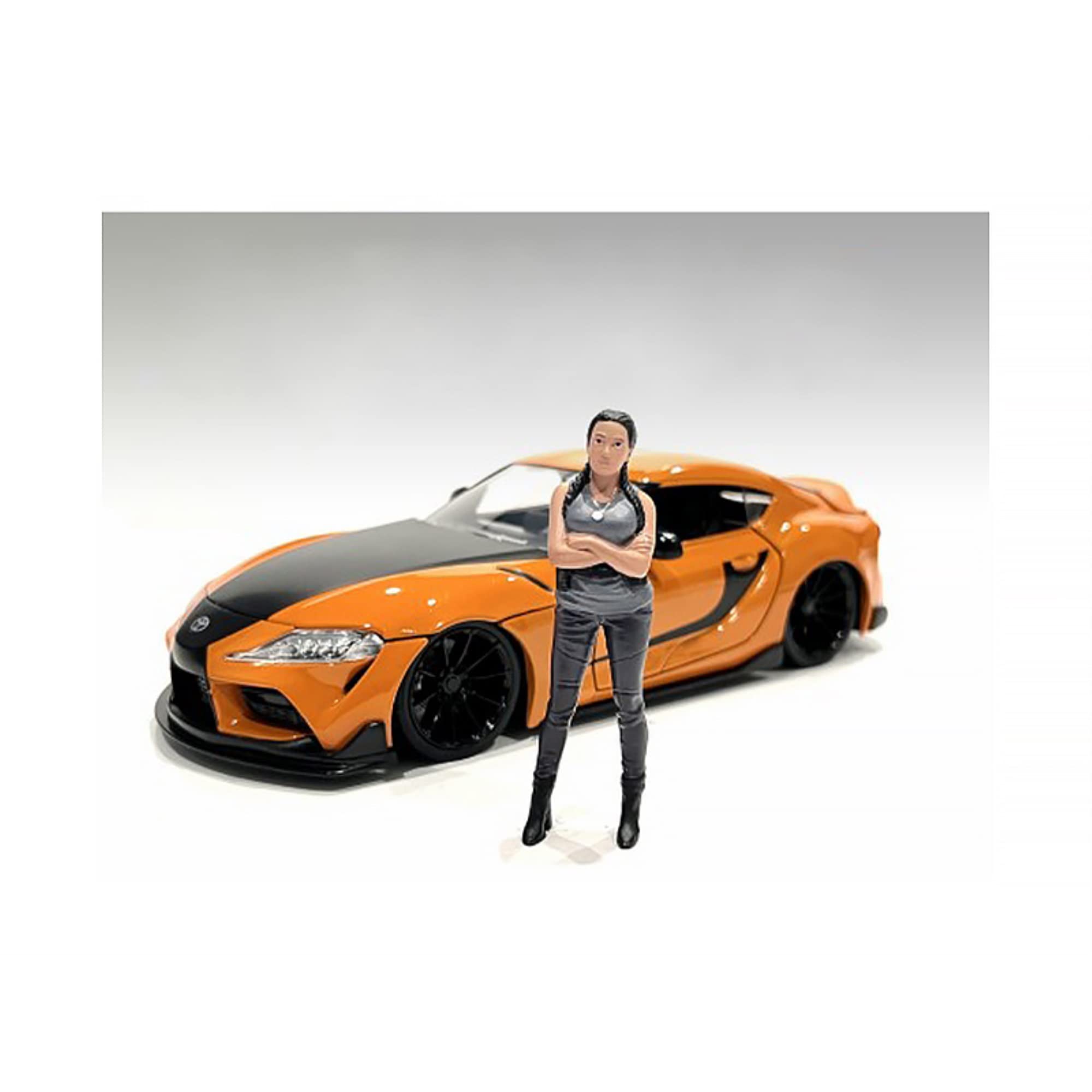 Car Meet 3″ Figure 7 for 1/18 Scale Models by American Diorama