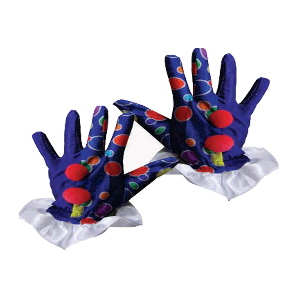 Blue Clown Gloves