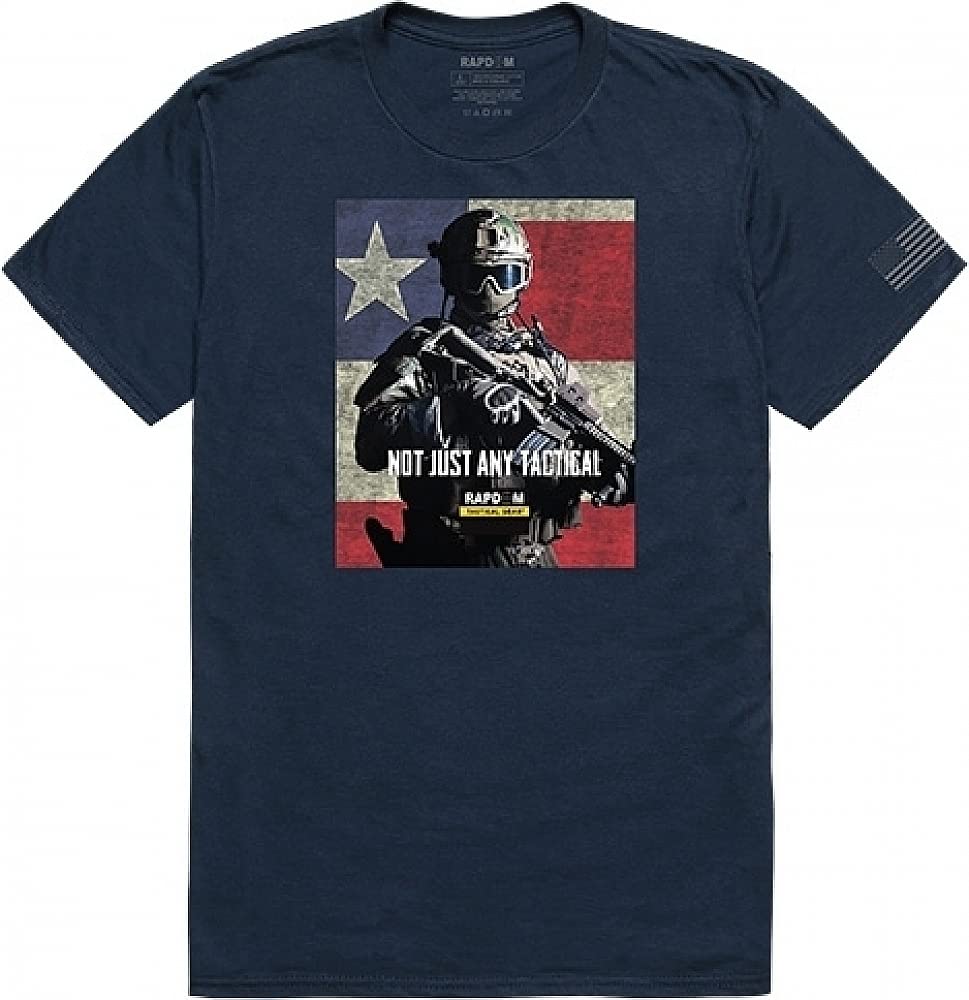 Tactical Graphic T,Not Just Any, Navy, XL