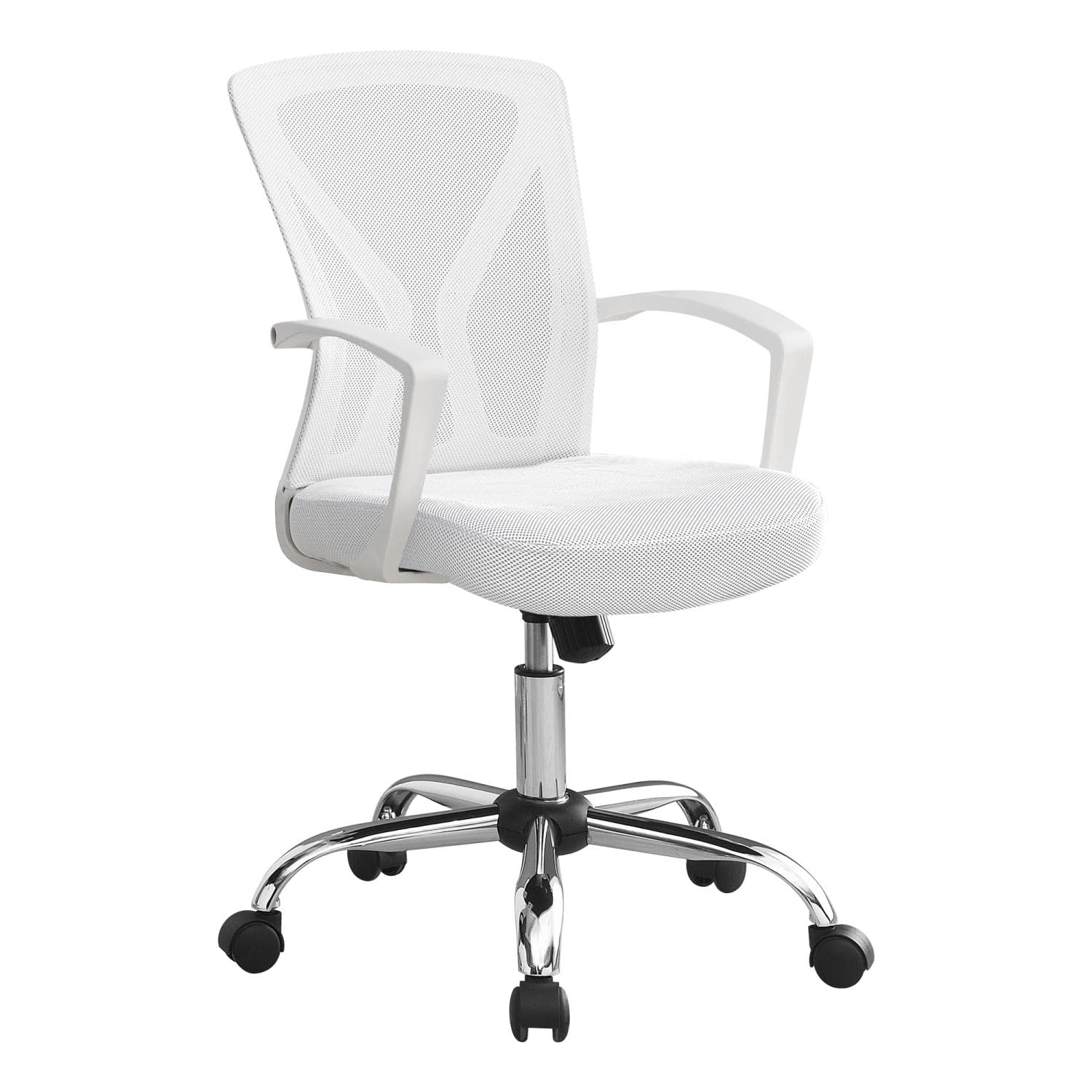 Casafoyer Chic Ergonomic Mid-Back Office Chair with Adjustable Height and Armrests ( Pack of 2 )