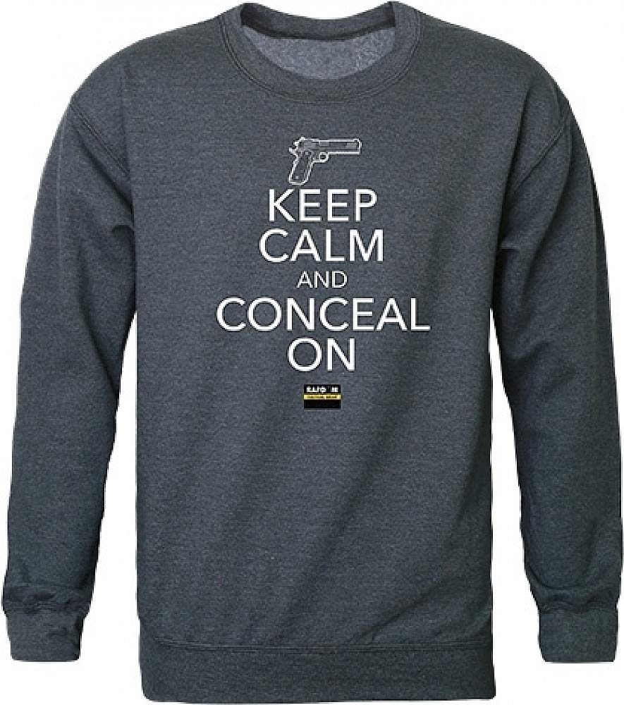 Graphic Crewneck, Conceal On, H.Char, S