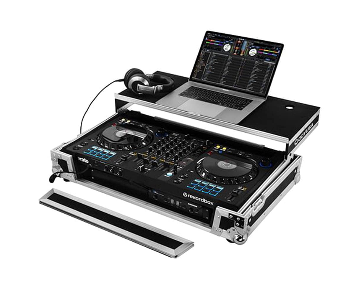NEW PIONEER DDJ-FLX6 DJ CONTROLLER GLIDE STYLE CASE WITH 19 1U BOTTOM RACK SPACE