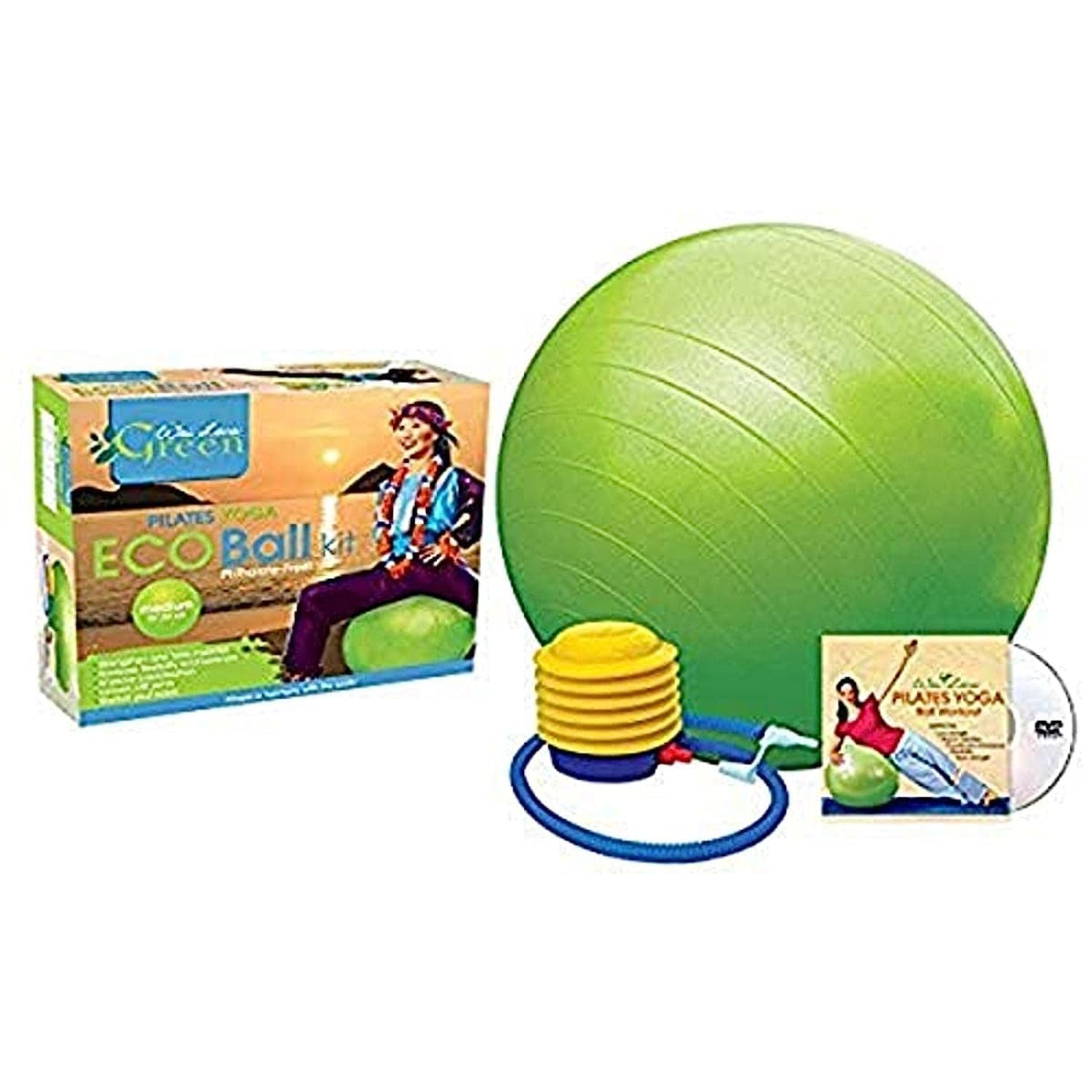 Pilates Yoga Eco Ball Kit w/DVD - Medium